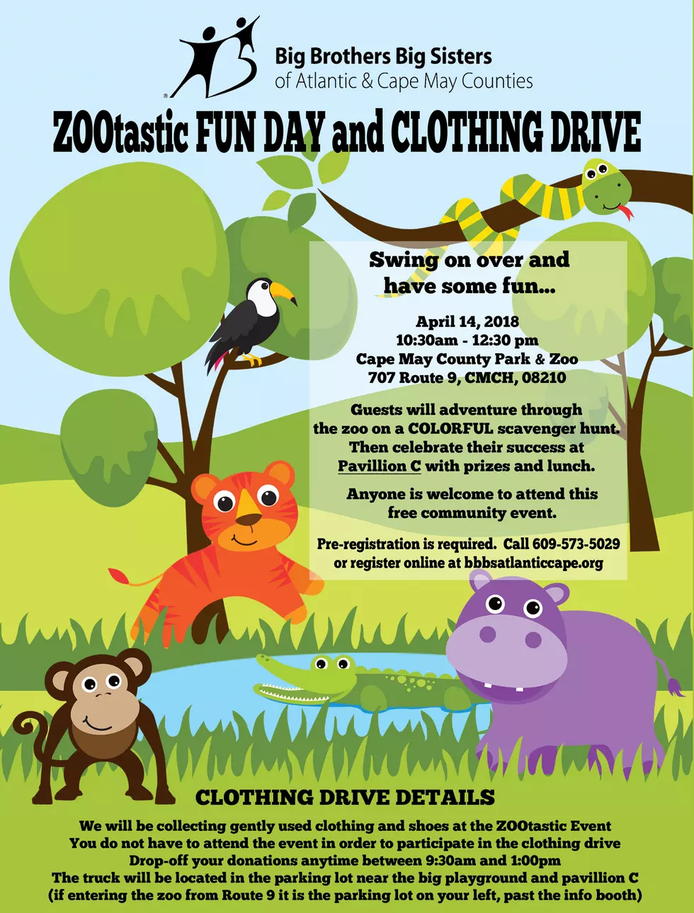 ZOOtastic Fun Day and Clothing Drive
