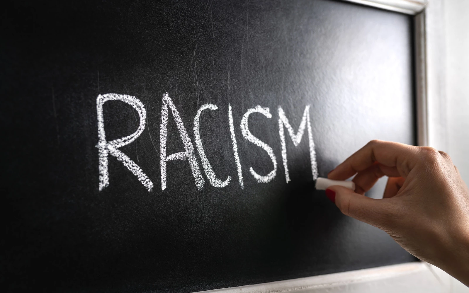 Racism on Chalkboard