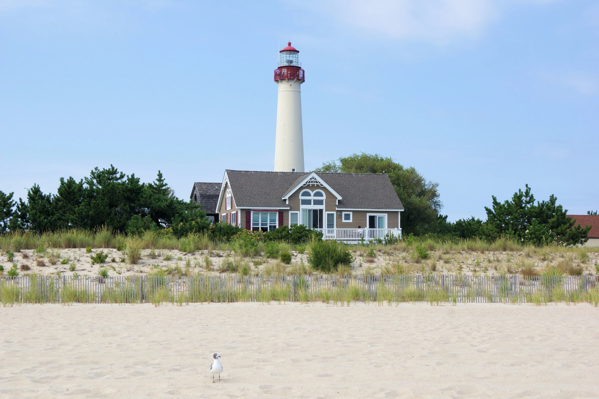 Cape May NJ Lighthouse and Beach