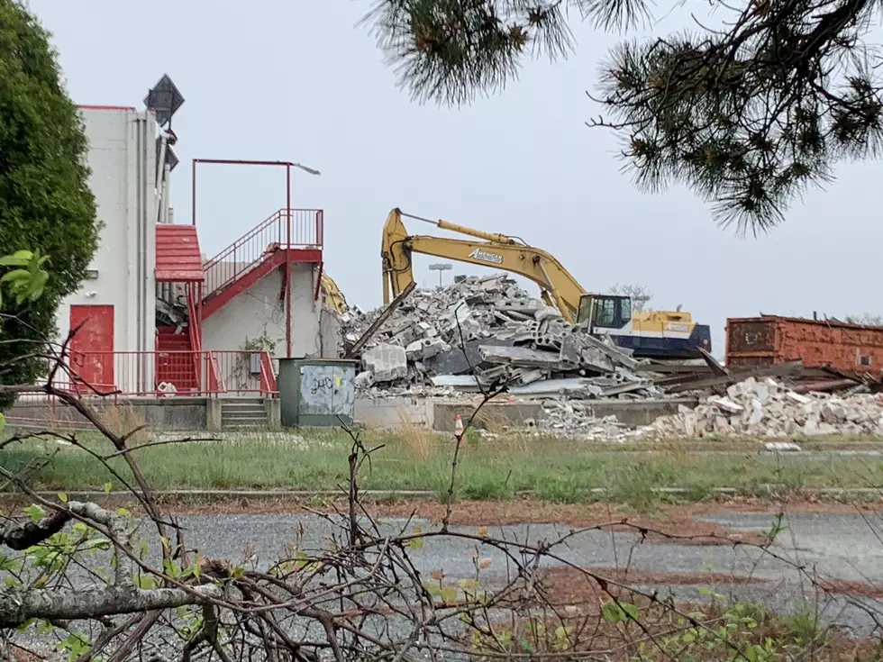 Demolition is Underway at Towne 16 Movie Theatre in EHT, NJ
